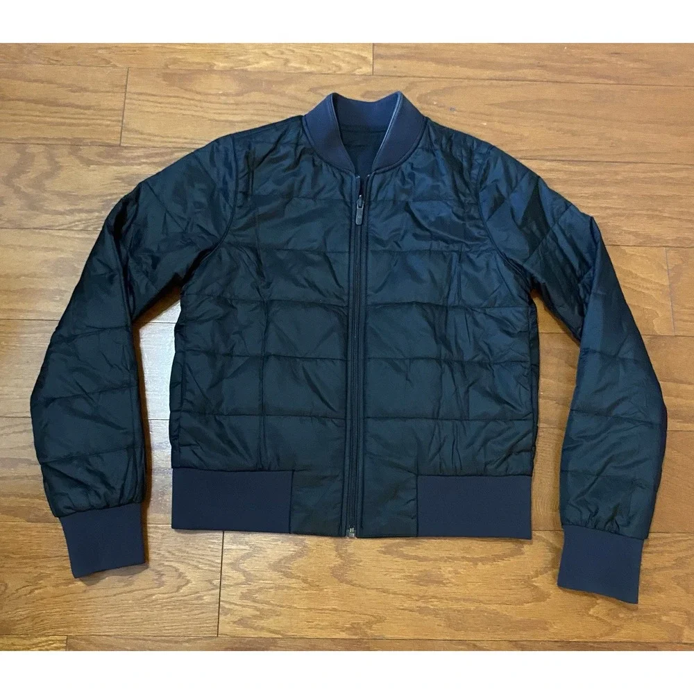 Lululemon Jacket Womens Performance Black Nylon Polyester Size 6